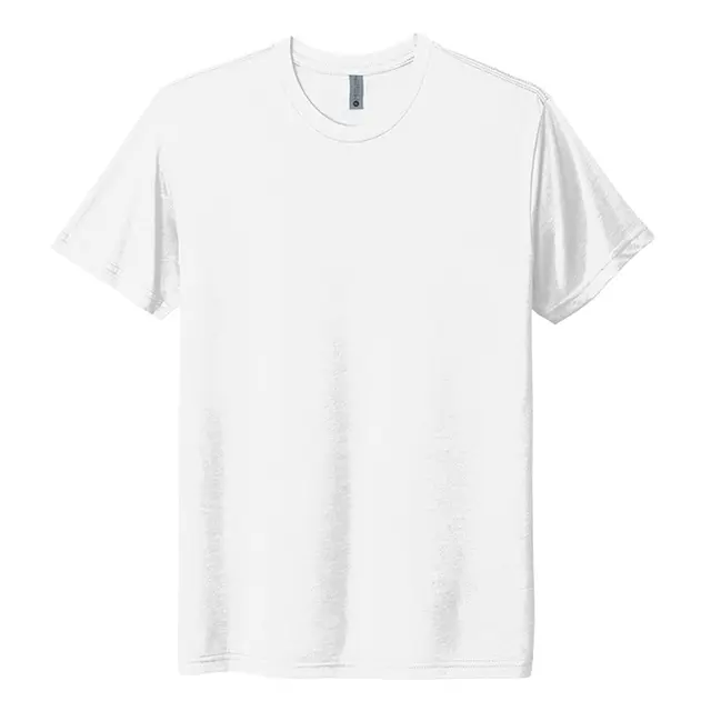 Customizable Next Level Men's Triblend Crew 6010 White Front