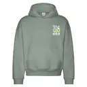 Alpha Chi Omega Butterfly and Flower Stand Against Abuse Philanthropy Hoodie 2
