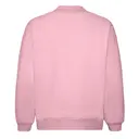 Customizeable Fresh Prints Denver Mock Neck Heavyweight Sweatshirt FP94USS Pink Back
