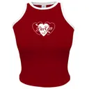 Delta Gamma Heart Arrow Text Bid Day Tank 2
