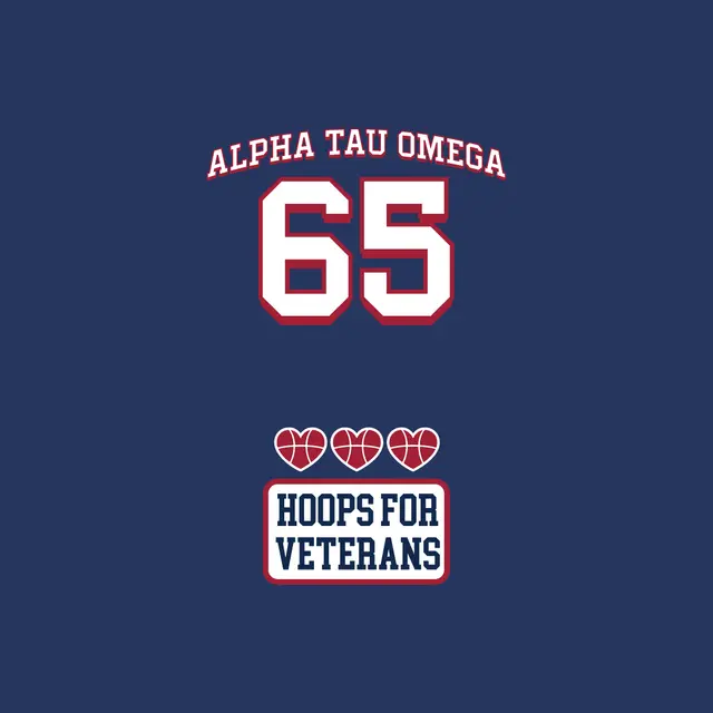 Alpha Tau Omega Bold Number Philanthropy Shirt