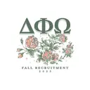 Delta Phi Omega Floral Text Fall Recruitment Tank
