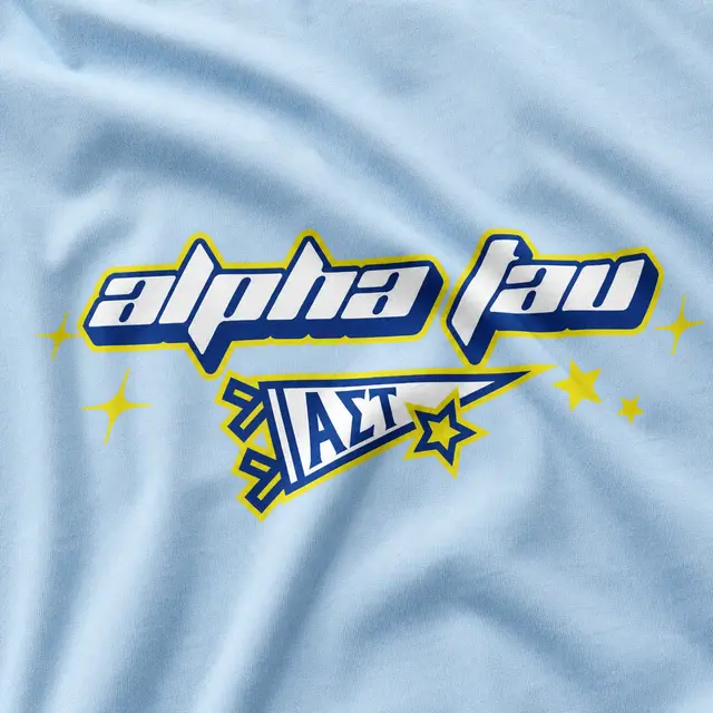 Alpha Sigma Tau Starburst Design Game Day Tank