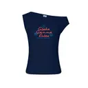 Alpha Gamma Delta Floral Shell Illustration Rush Tank 2