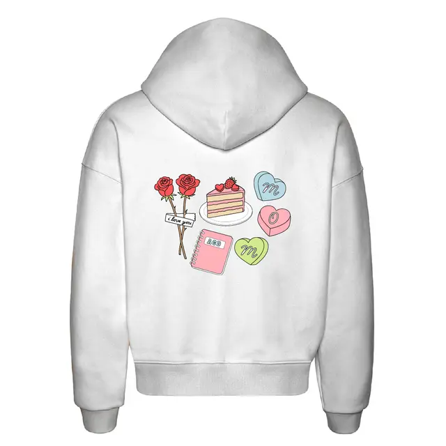 Alpha Gamma Delta Whimsical Floral Cake Parents Weekend Hoodie 2
