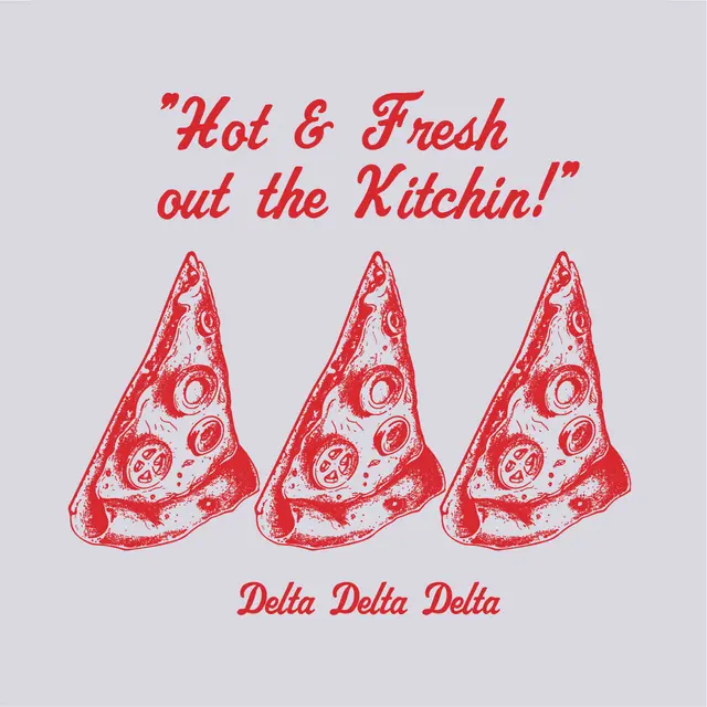 Delta Delta Delta Pizza Slice Trio PR Shirt