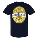 Sigma Chi Bold Crest with Checkerboard Rush Shirt 2