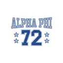 Alpha Phi Block Letters and Stars PR Shirt