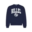Hillel Block Lettering Graduation Crest Crewneck 2