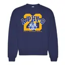 Alpha Phi Omega Outlined Text Rush Crewneck 2