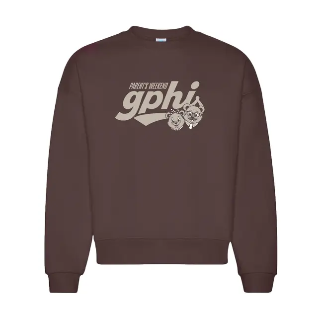 Gamma Phi Beta Cartoon Bears Parents Weekend Crewneck 2