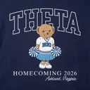 Kappa Alpha Theta Cheer Bear Homecoming Sweater