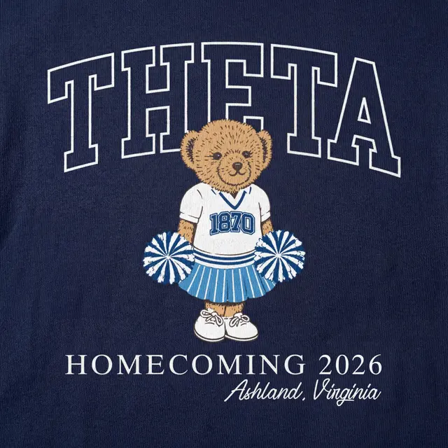 Kappa Alpha Theta Cheer Bear Homecoming Sweater