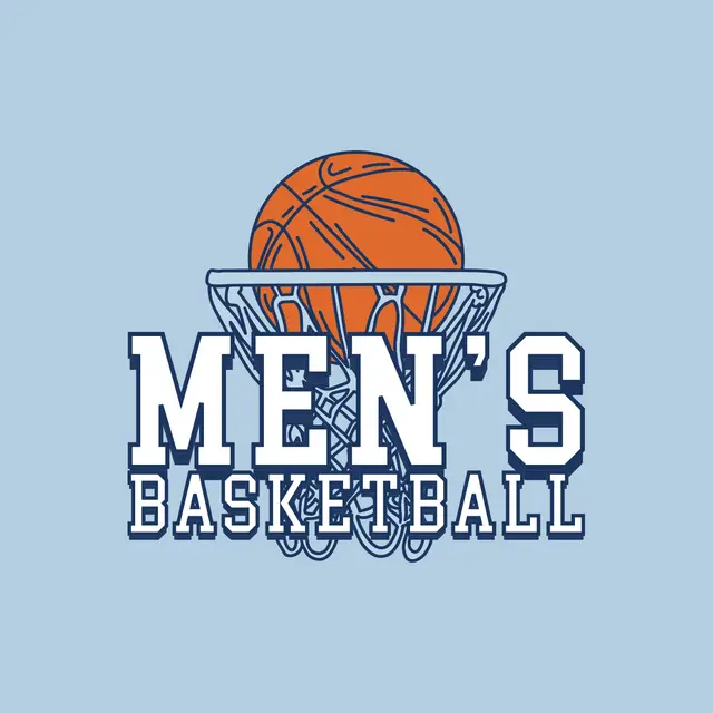 Men's Basketball Bold Text with Basketball Net PR Shirt