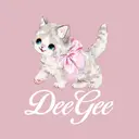 Delta Gamma Cute Kitten with Pink Bow PR Tank