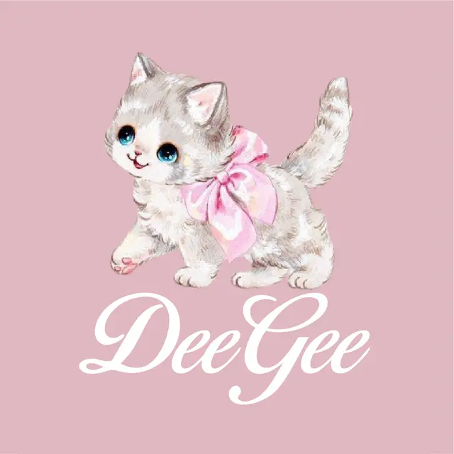 Delta Gamma Cute Kitten with Pink Bow PR Tank