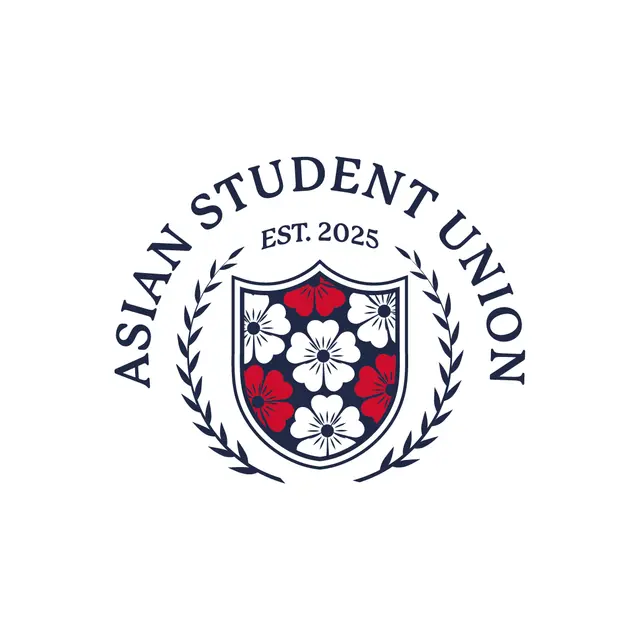 Asian Student Union Floral Crest PR Shirt