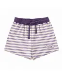 Alpha Chi Omega Striped Pattern PR Shorts