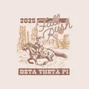 Beta Theta Pi Vintage Cowboy Fall Rush Shirt 2