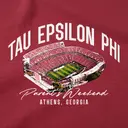 Tau Epsilon Phi Stadium Illustration Parents Weekend Crewneck