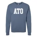 Alpha Tau Omega Plaid Lettering PR Crewneck 2