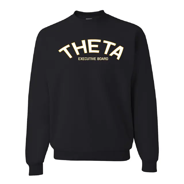 Kappa Alpha Theta Arched Lettering PR Crewneck 2