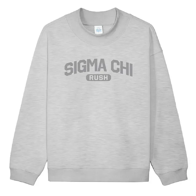 Sigma Chi Bold Block Lettering Rush Sweater 2