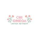 Chi Omega Cross Stitch Floral Winter Retreat Shirt