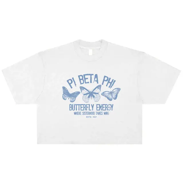 Pi Beta Phi Butterflies and Texts PR Shirt 2