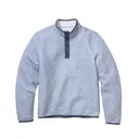 Marine Layer Corbet Quilted Reversible Pullover Charcoal Front