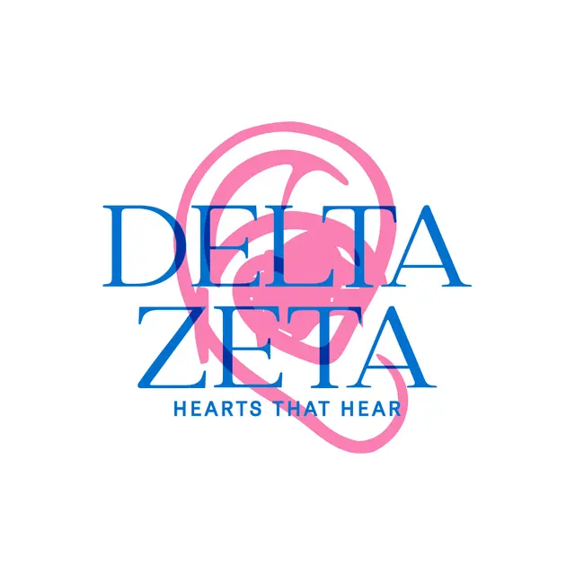 Delta Zeta Pink Ear Graphic Philanthropy Shirt 2