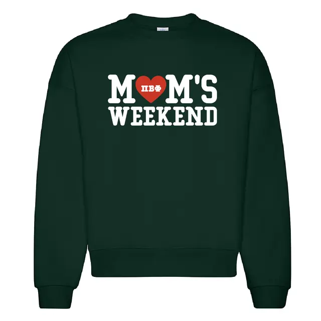 Pi Beta Phi Heart Graphic Mom's Weekend Crewneck 2