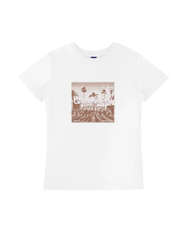 Gamma Phi Palm Illustration Retreat Shirt