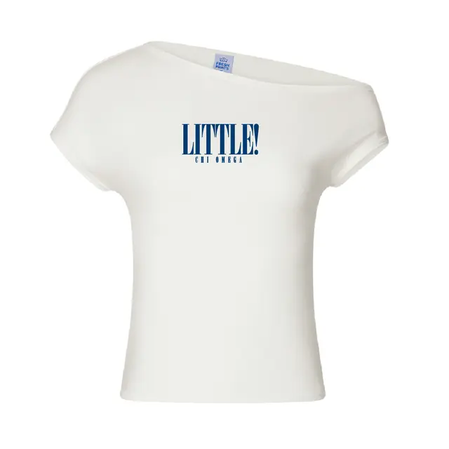 Chi Omega Bold Little Font Big Little Reveal Shirt 2