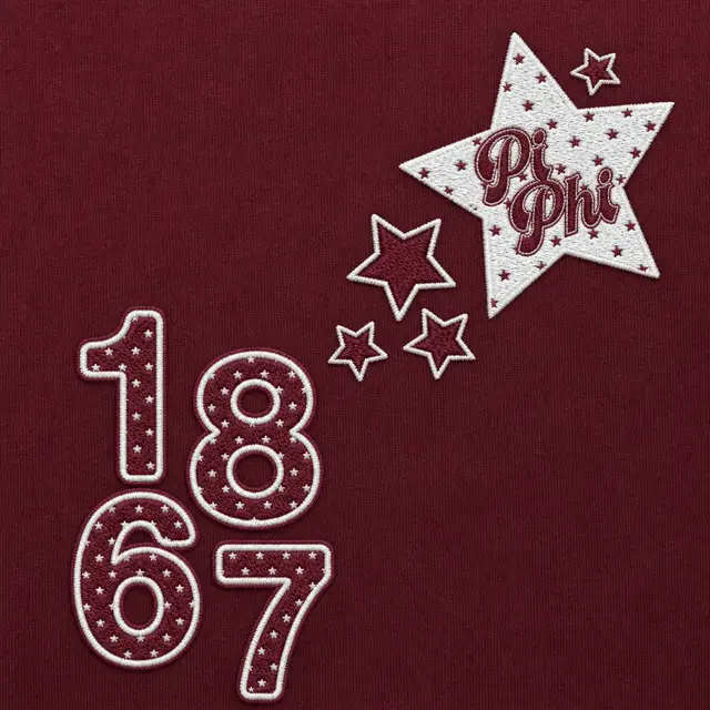 Pi Beta Phi Star Graphic PR Hoodie