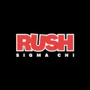 Sigma Chi Bold Red Text Rush Hoodie