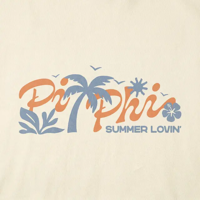 Pi Beta Phi Tropical Palm Illustration PR Tank