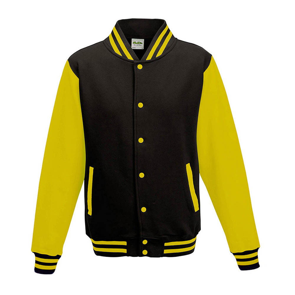 ジャケット・アウター WAREHOUSE LETTERMAN JACKET 2104 Just Hoods By AWDis Men's 80/20 Heavyweight Letterman Jacket