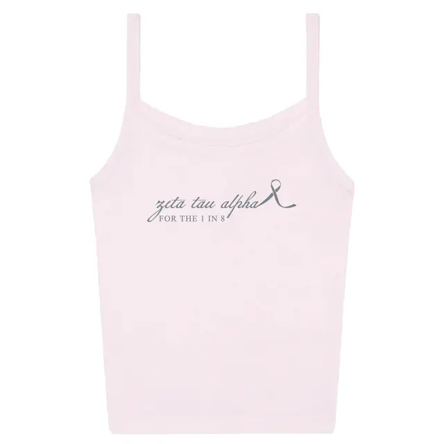 Zeta Tau Alpha Script and Ribbon Philanthropy Tank 2