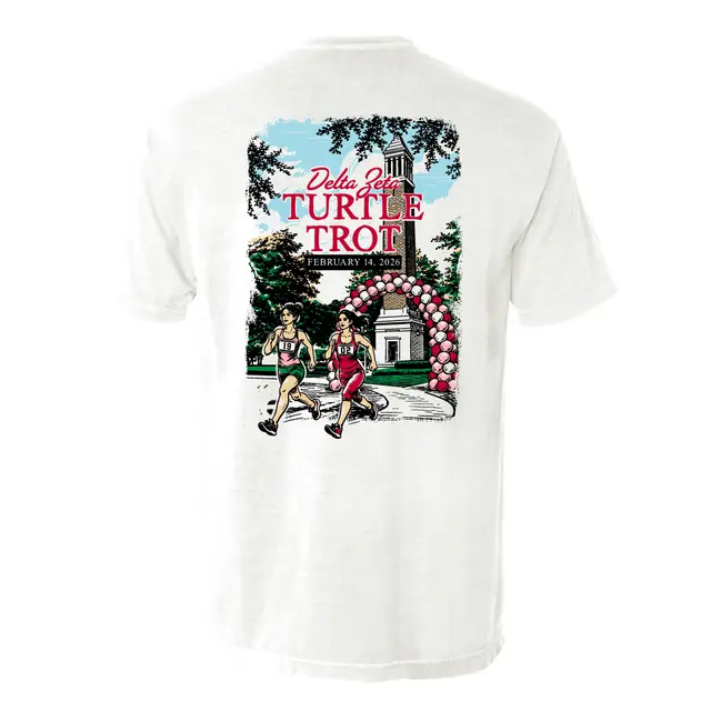 Delta Zeta Runner Illustration Philanthropy Shirt 2