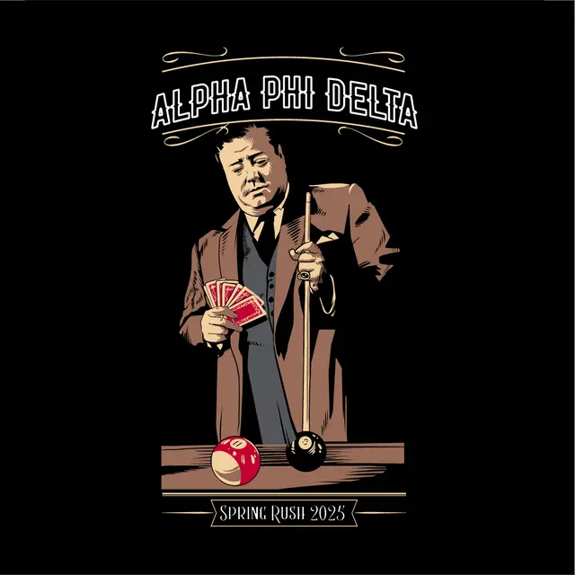 Alpha Phi Delta Card Player Rush Hoodie