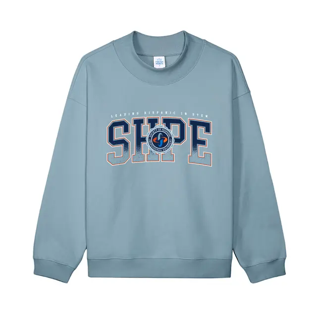 Society of Hispanic Professional Engineers Block Lettering Circle Graphic Sweater 2