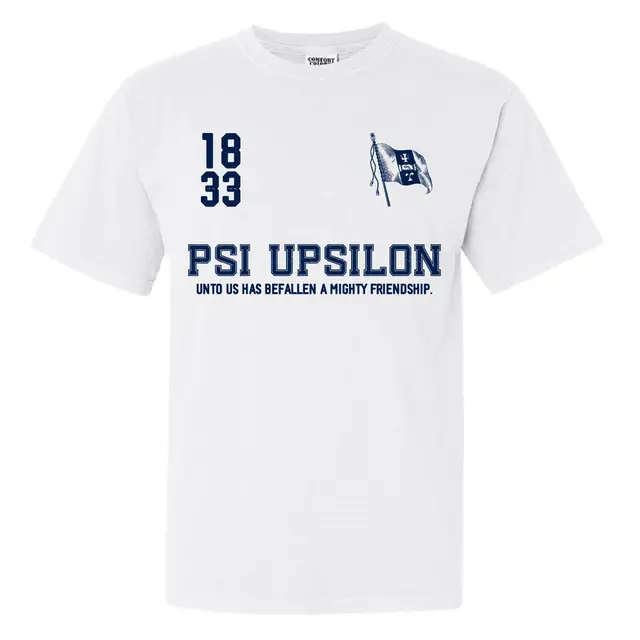Psi Upsilon Flag Illustration PR Shirt 2