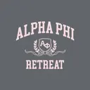 Alpha Phi Shield and Laurel Retreat Hoodie