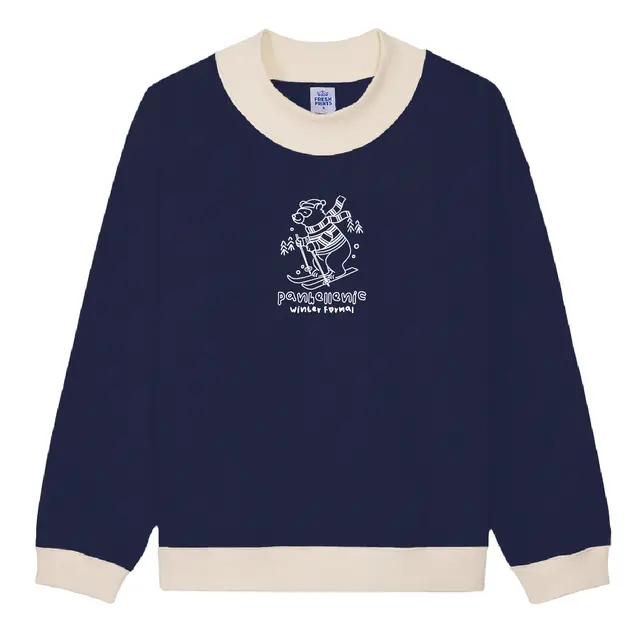 National Panhellenic Conference Skiing Bear Winter Formal Sweater 2