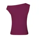 Fresh Prints Shay Off the Shoulder Tank Blackcurrant mto Back MtoASP2026