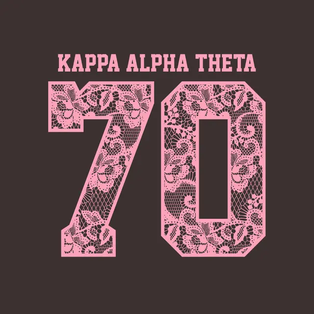 Kappa Alpha Theta Lace Number PR Crewneck