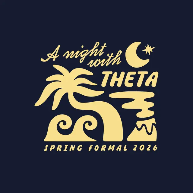 Kappa Alpha Theta Tropical Night Spring Formal Shirt