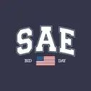 Sigma Alpha Epsilon SAE Bold Lettering Rush & Bid Shirt