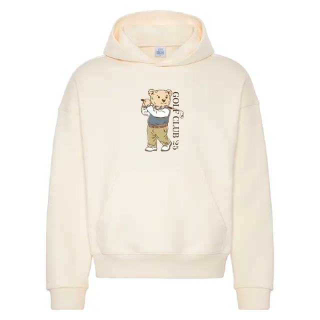 Golf Club Golfer Bear Graphic PR Hoodie 2